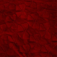 Red Bow Faux Fur Christmas Tree Skirt 120cm