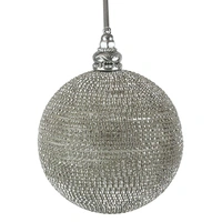 Diamonte Hanging Christmas Bauble 10cm