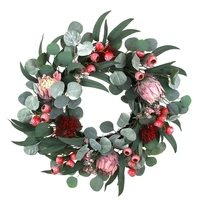  Protea Australiana Artificial Christmas Wreath 60 cm