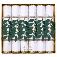 Meri Meri Festive Foliage Crackers 6pk 20.5cm