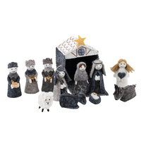 Felt 12 pc Nativity Neutral