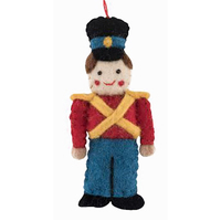 Felt Soldier Christmas Decoration 13cm