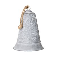 Embossed Metal Christ Bell Small 28cm H