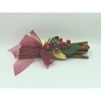 Decorative Red Cinnamon Sticks 100g   25cm L
