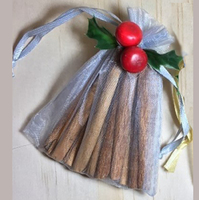 Mini Merry Christmas Cinnamon Stick Gift Bag  10cm