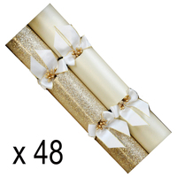 Catering Deluxe Sparkly Champagne Crackers 48pk