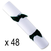 Dreamy Catering Snowfall Embossed Christmas Crackers 48pk