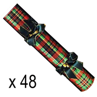 Deluxe  Catering Tartan Crackers 48pk