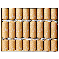 Eco Advent Star Christmas Crackers 8Pk