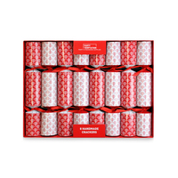 Family Red Tree Crackers 8Pk