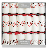 Premium Red Foil Heart Crackers 6pk