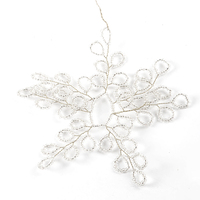 Fable  Snowflake with Crystals 11cm