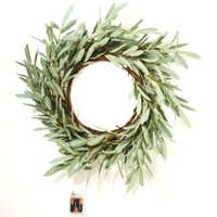 Eucalyptus LED Wreath 60cm