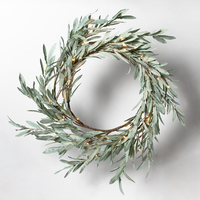 Eucalyptus  LED Wreath 80cm