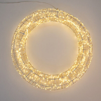 Magical 1000 twinkling LED 40cm wreath.