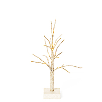 Champagne  Sparkle LED Spruce Tree  60cm