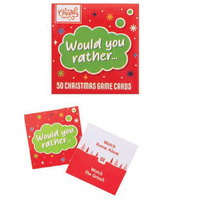 Christmas Would You Rather 50 Game Cards