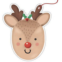 Rudolph Christmas Gift Tags 12pk
