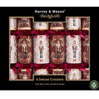 Deluxe Poinsettia Christmas Crackers  33cm