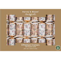 Gold Foliage Christmas Crackers  31cm
