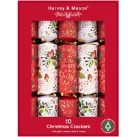 Red Robin XL Christmas Crackers  33cm