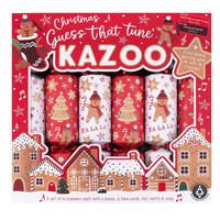 Musical Gingerbread Kazoo Christmas Crackers