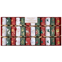 Nutcracker and Santa Christmas Crackers 12pk
