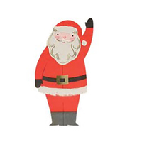 Jolly Christmas Santa  Shaped Disposable Napkins