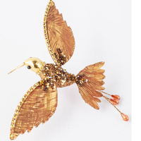 Metallic Bronze Hummingbird Clip 17,5cm