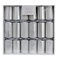 Silver Three Tone Cracker 6pk