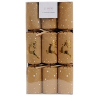 Natural Gold Deer 6pk 30cm