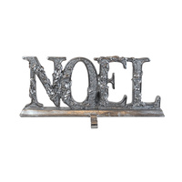 Noel Silver Metal Stocking Hanger