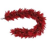 Red Heather Christmas Garland 180 cm