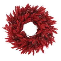 Red Heather Christmas Wreath 65cm