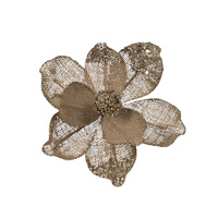 Magnolia Natural Hessian Clip 18cm