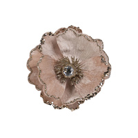 Magnolia Light Dusty Pink Clip  14cm