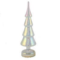 Irridescent Glass Table Top LED Tree