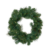 Vermont Green LED Wreath 60cm