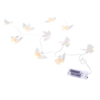 Creamy White Paper LED Angel Garland