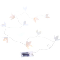 Creamy White Paper LED Flower Garland