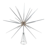 Springburst Christmas Tree Topper Silver