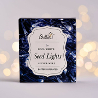 Seed Lights 2m Cool White / Silver Wire 