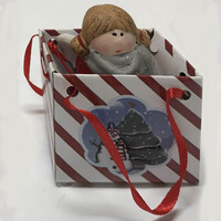 Santa or Angel in Gift Bag