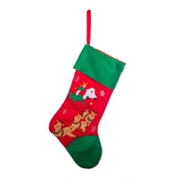 Santa/Reindeer Stocking 71 cm