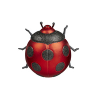 Ladybird Red/Black 14cm clip