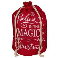 Believe in the Magic of Christmas Santa Sack