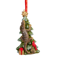 Australian Goanna Hanging Christmas Ornament 8cm