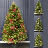 Decorated Tree Hire - Gold, Red, Silver or Natural