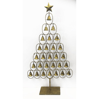 28 Gold Bell Tree with Star