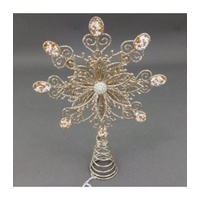 Champagne Filigree Tree Topper 20cm